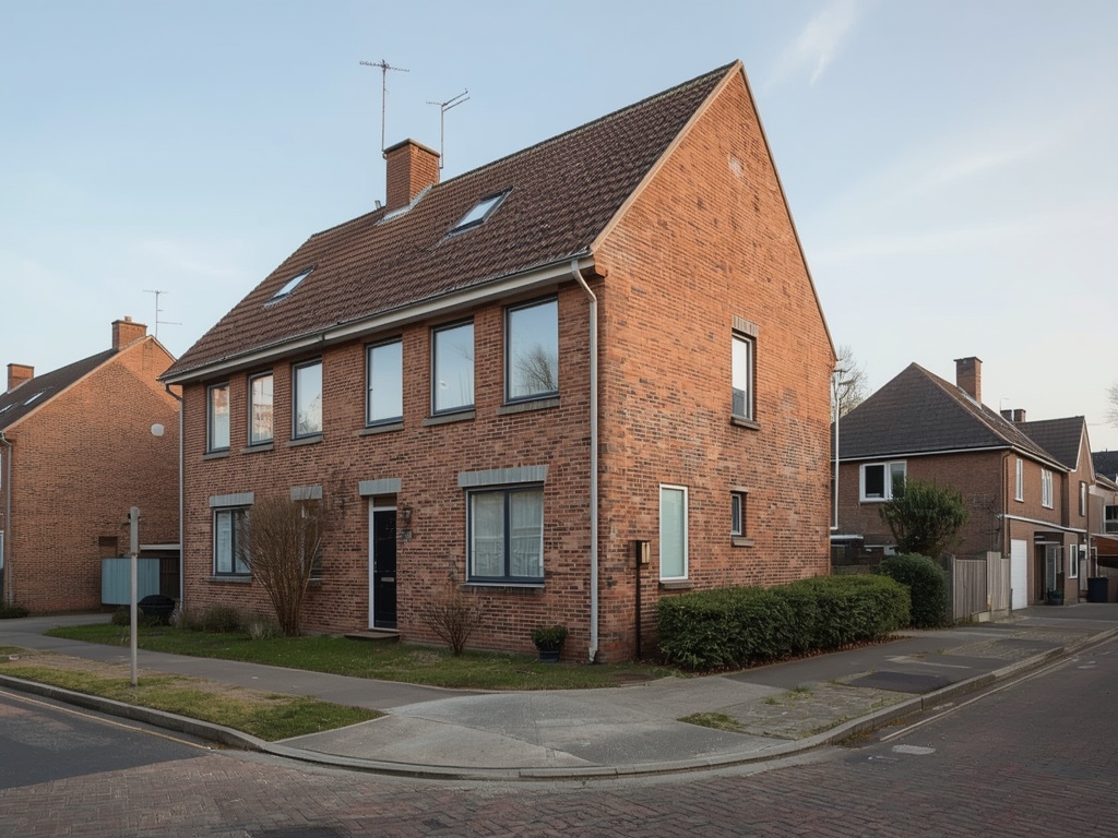 recent opgeleverde woning in Zwaag met antraciet grijze kunststof kozijnen en wit stucwerk