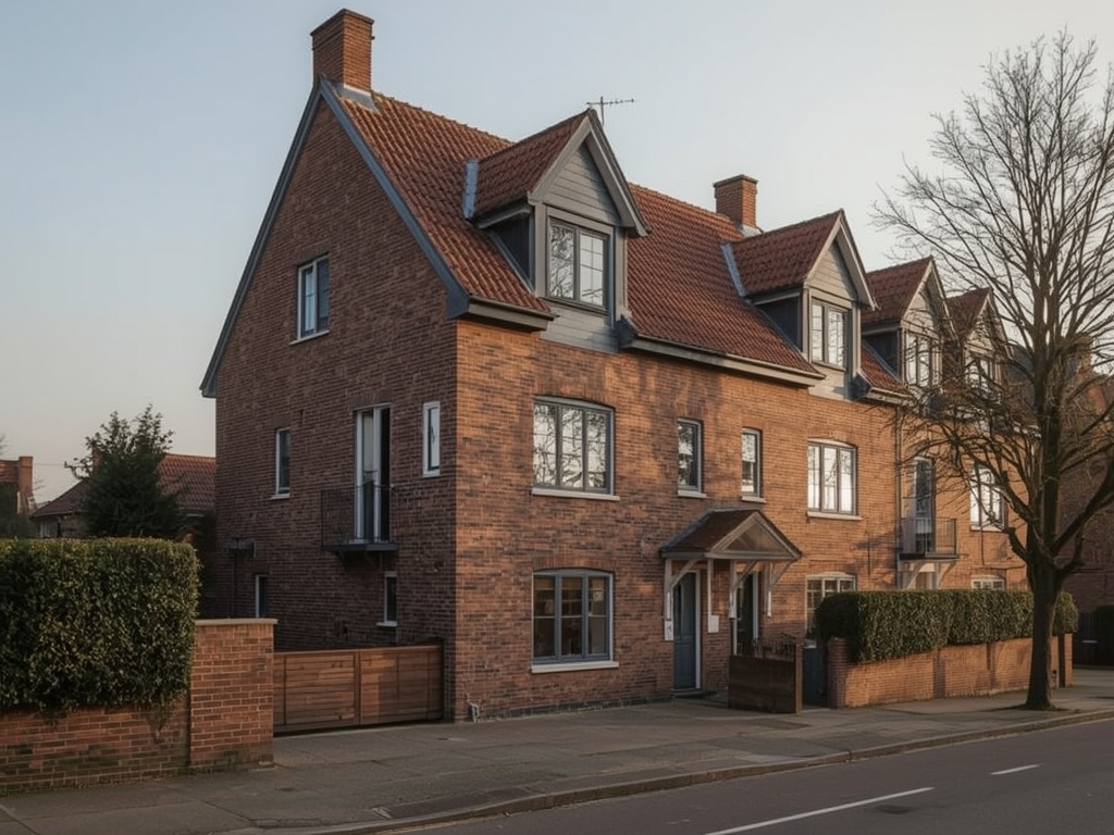 moderne twee-onder-een-kap in Westwoud met zwarte kunststof kozijnen en grijze gevelbekleding