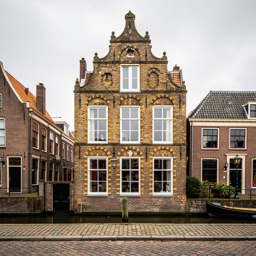 Vrijstaande woning in Nibbixwoud met witte kunststof kozijnen aan de voorgevel